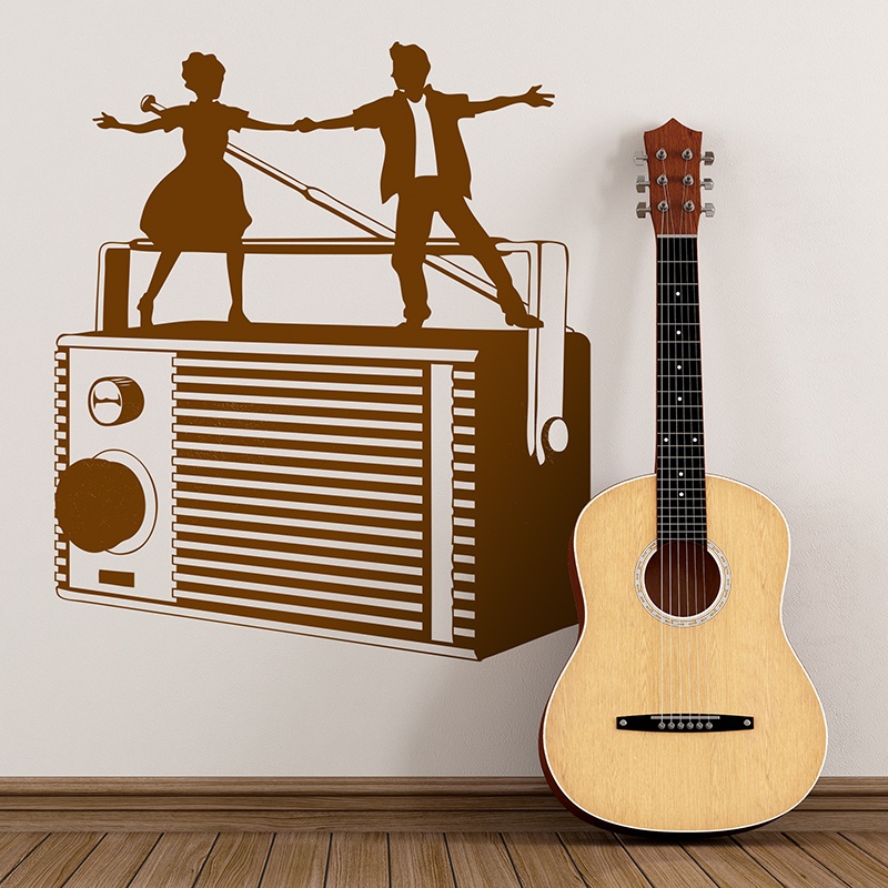 Wall Stickers: Dancing on the radio