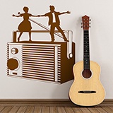 Wall Stickers: Dancing on the radio 3