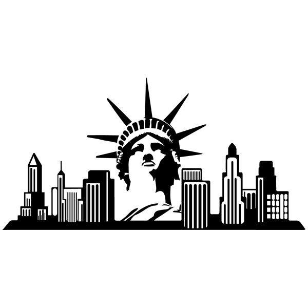 wall stickers new york skyline