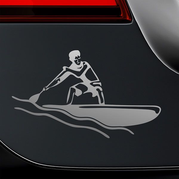Car & Motorbike Stickers: Paddle surf