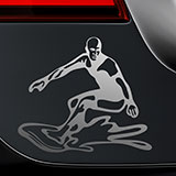 Car & Motorbike Stickers: Surfer 2