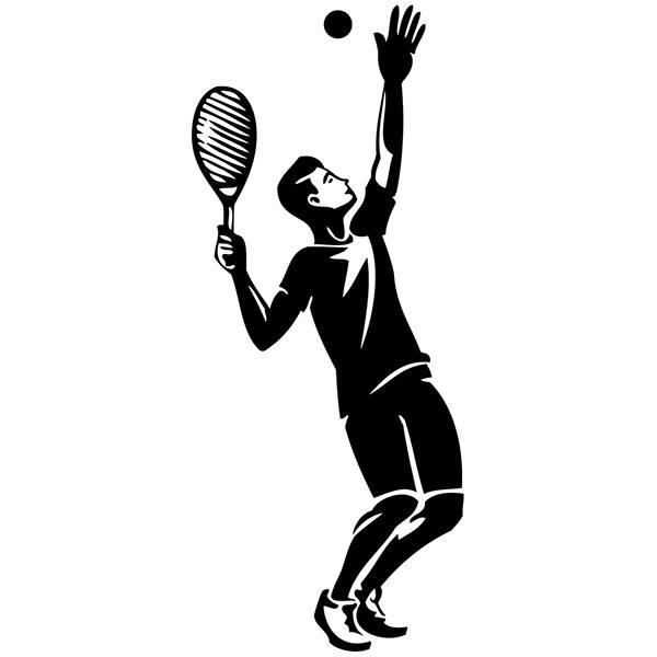 Car & Motorbike Stickers: Tennis Take Off