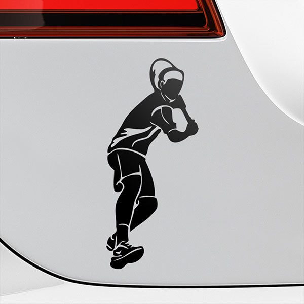 Car & Motorbike Stickers: Tennis Backhand
