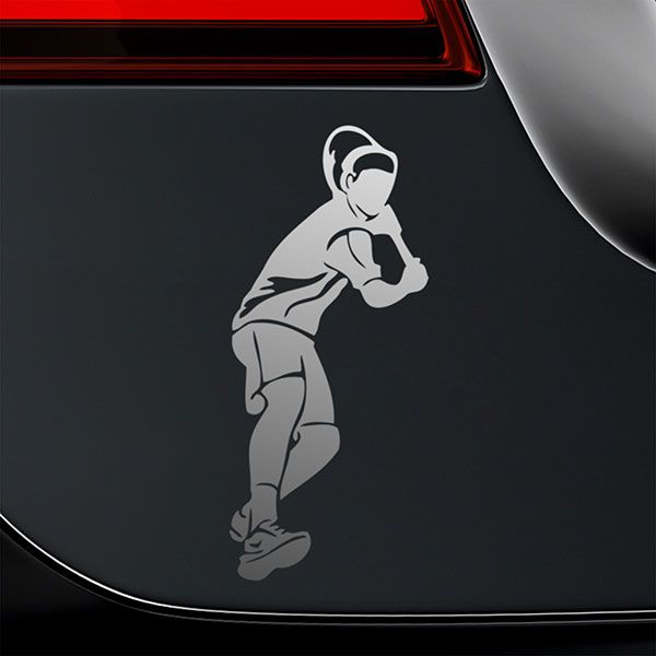 Car & Motorbike Stickers: Tennis Backhand