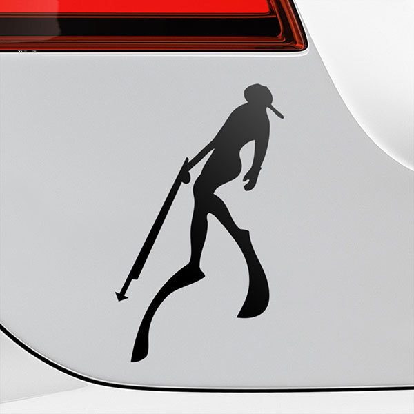 Car & Motorbike Stickers: Ascent spearfishing