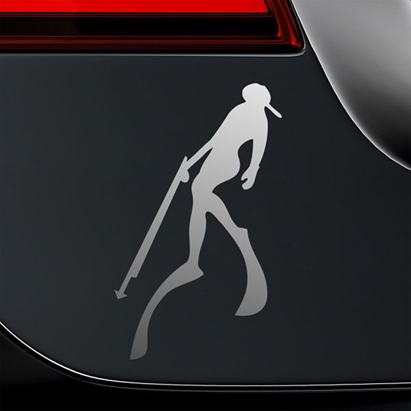 Car & Motorbike Stickers: Ascent spearfishing