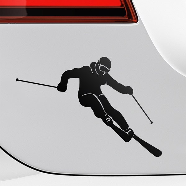 Car & Motorbike Stickers: Extreme skiing