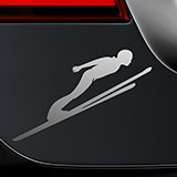 Car & Motorbike Stickers: Ski jump trampoline 2