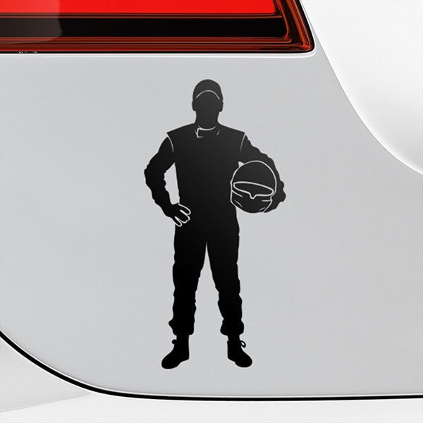 Car & Motorbike Stickers: Formula One pilot