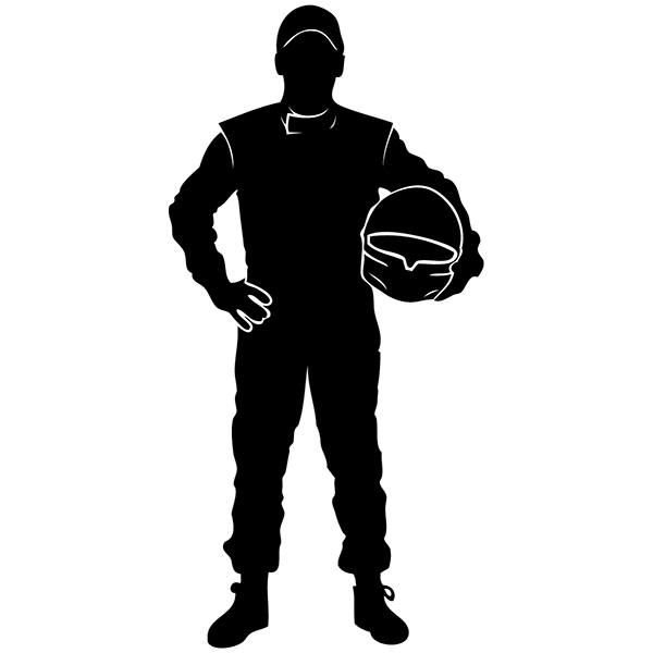 Car & Motorbike Stickers: Formula One pilot