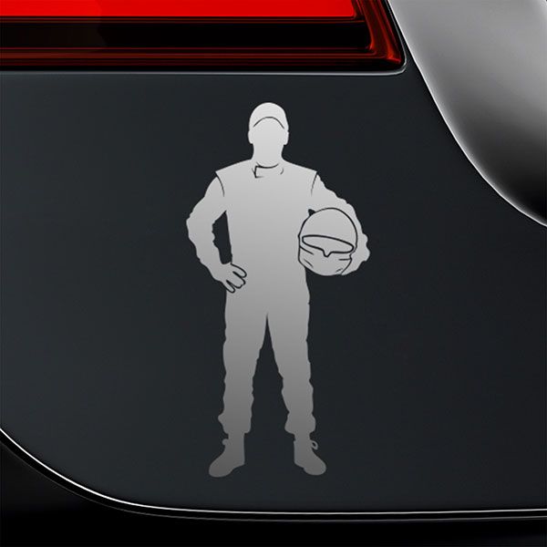 Car & Motorbike Stickers: Formula One pilot