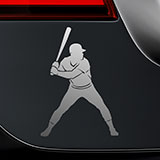 Car & Motorbike Stickers: Baseball batter 2