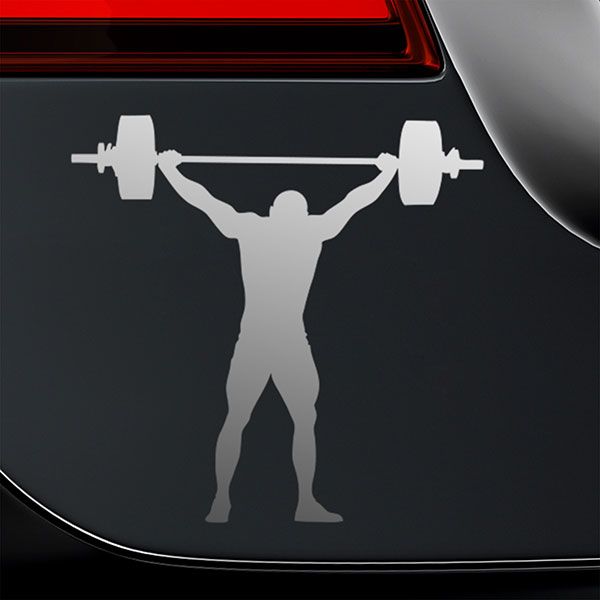 Car & Motorbike Stickers: Olympic weightlifting