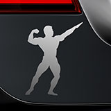 Car & Motorbike Stickers: Bodybuilder 2