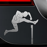 Car & Motorbike Stickers: Hurdling 2