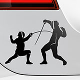 Car & Motorbike Stickers: Fencing 2