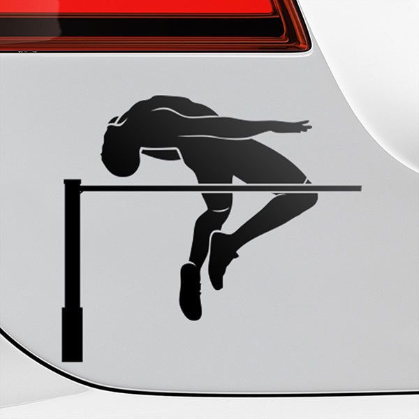 Car & Motorbike Stickers: High jump