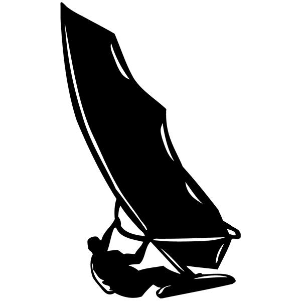 Car & Motorbike Stickers: Windsurfing sailing