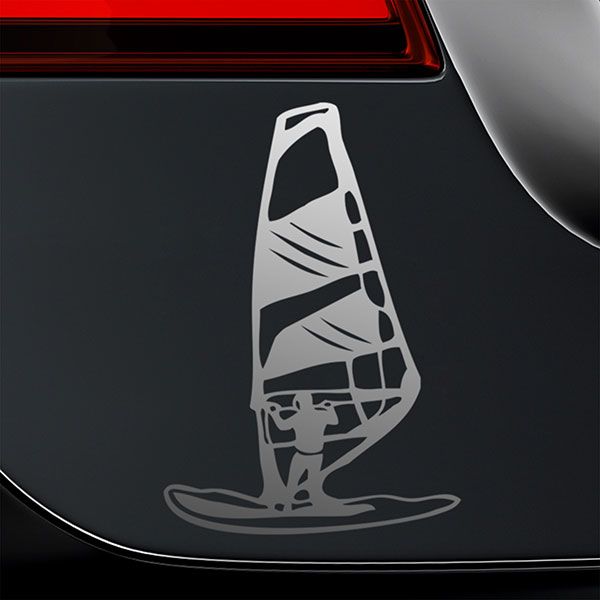 Car & Motorbike Stickers: Windsurfing Stand up