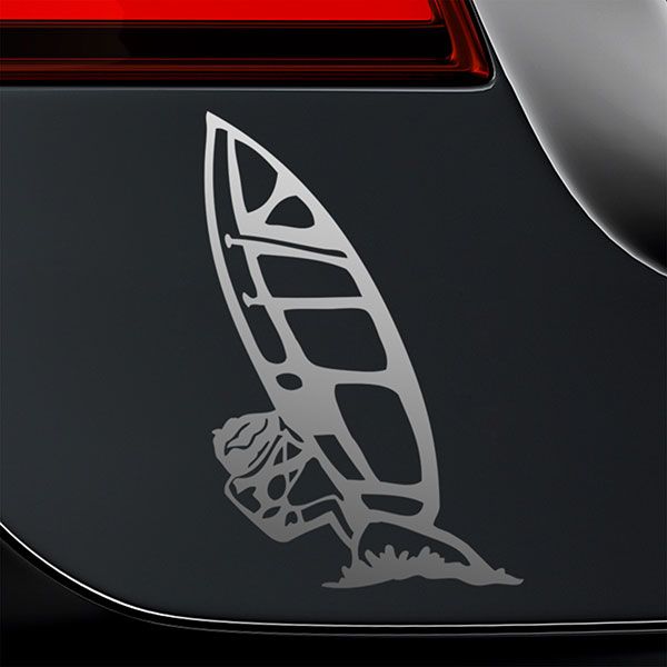 Car & Motorbike Stickers: Windsurfing