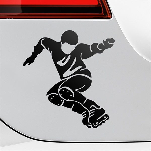 Car & Motorbike Stickers: Inline skates 0