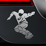 Car & Motorbike Stickers: Inline skates 2