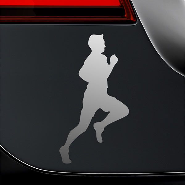 Car & Motorbike Stickers: Runner athletics 
