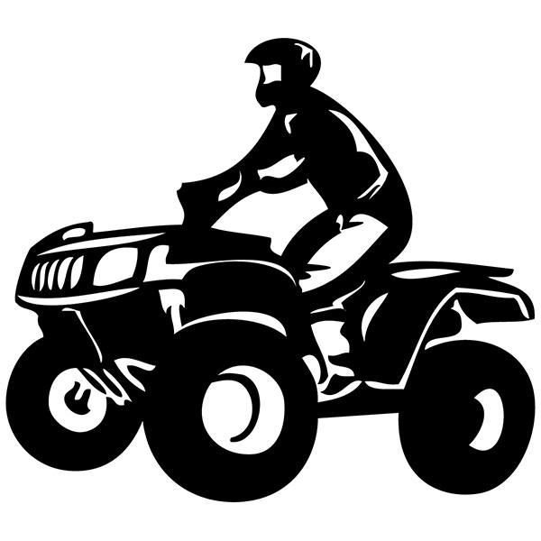 Car & Motorbike Stickers: Quad vehicle