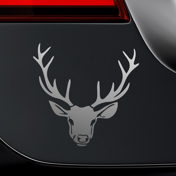 Car & Motorbike Stickers: Deer head
