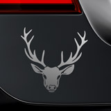 Car & Motorbike Stickers: Deer head 2
