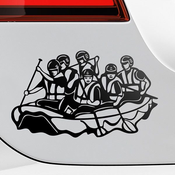 Car & Motorbike Stickers: Rafting