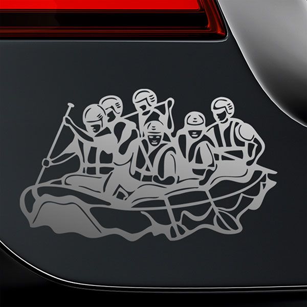 Car & Motorbike Stickers: Rafting