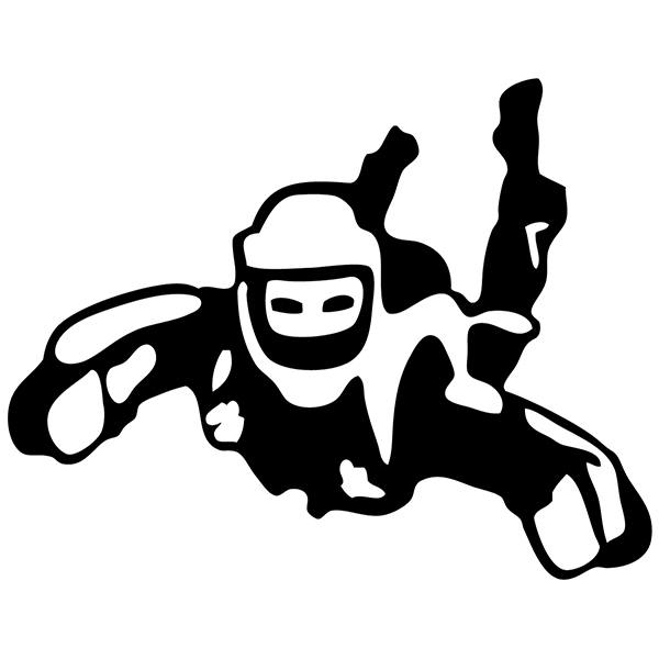 Car & Motorbike Stickers: Freefall