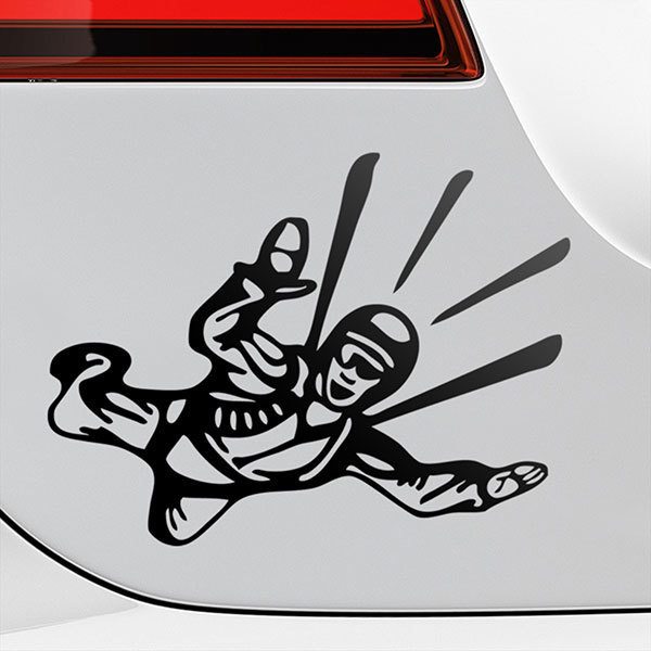 Car & Motorbike Stickers: Paratrooper