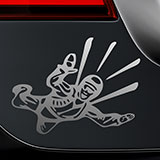 Car & Motorbike Stickers: Paratrooper 2