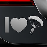 Car & Motorbike Stickers: I love Fly 2