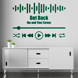 Wall Stickers: Get Back - Ike and Tina Turner 2