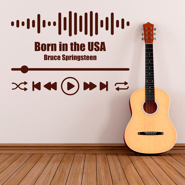 Wall Stickers: Born in the USA - Bruce Springsteen