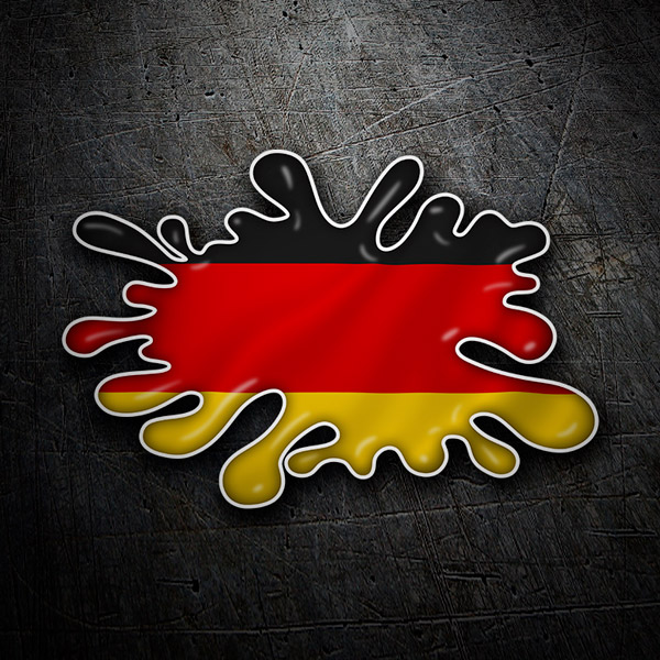 Car & Motorbike Stickers: Paint Splatter Germany 1