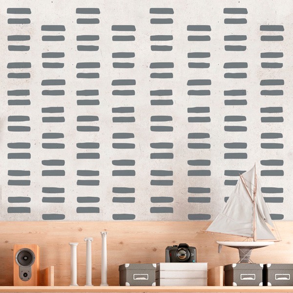 Wall Stickers: Set 48X Double Line