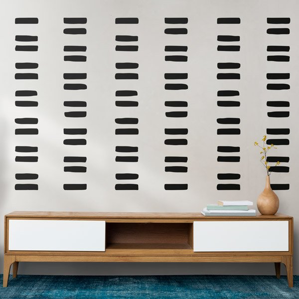 Wall Stickers: Set 48X Double Line