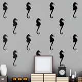 Wall Stickers: Set 15X Sea horses 2