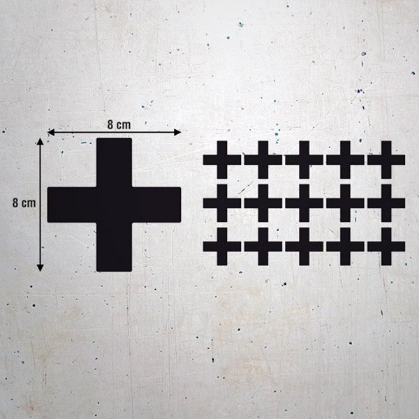 Wall Stickers: Set 15X sign more