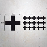 Wall Stickers: Set 15X sign more 3
