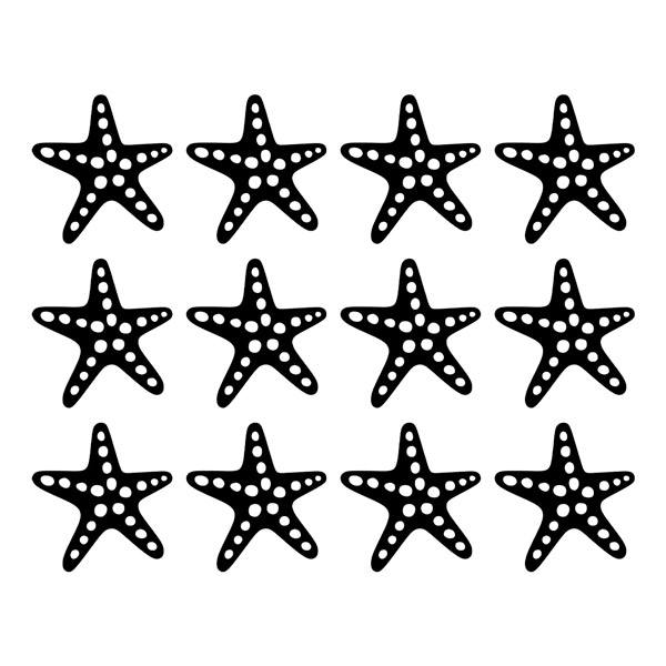 Wall Stickers: Set 12X starfish