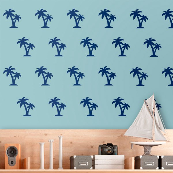 Wall Stickers: Set 12X palm trees
