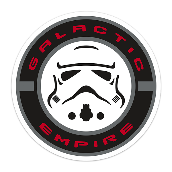 Car & Motorbike Stickers: Galactic Empire 0