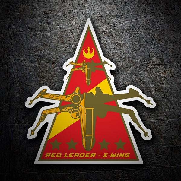 Car & Motorbike Stickers: Red Leader - X-Wing  1