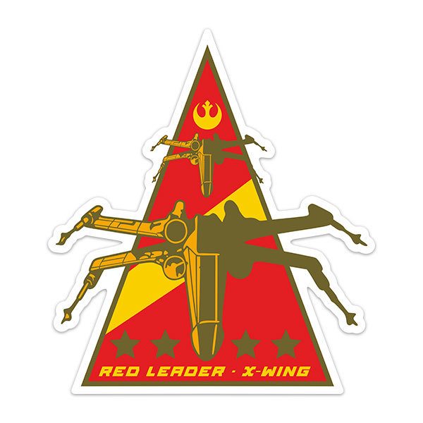 Car & Motorbike Stickers: Red Leader - X-Wing 