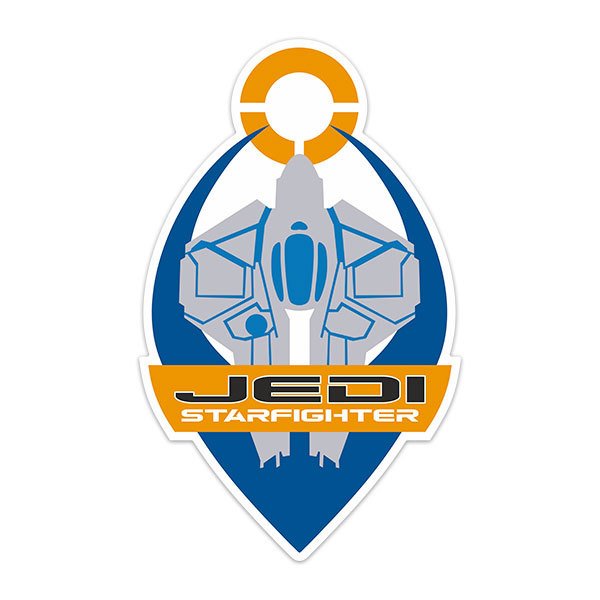 Car & Motorbike Stickers: Jedi Starfighter